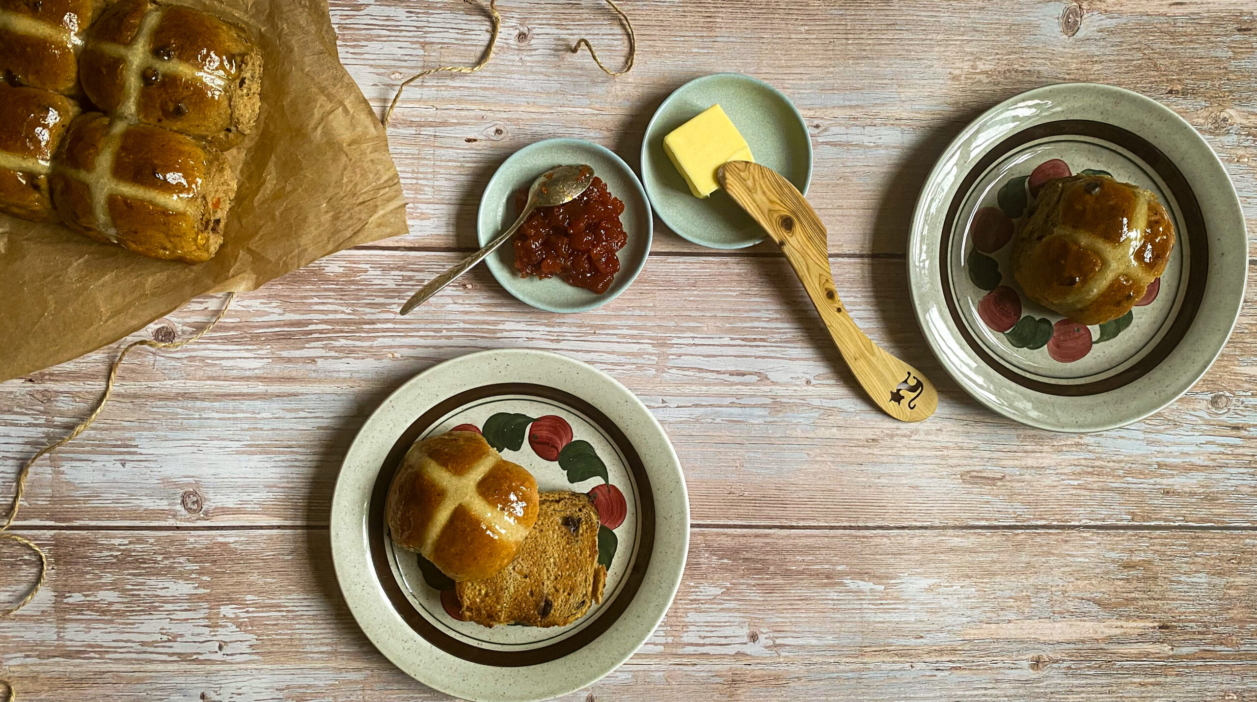 Hot Cross Buns packed full with spice, orange and chocolate