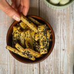 sourdough discard cheese crackers